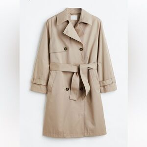 Double breasted trench coat